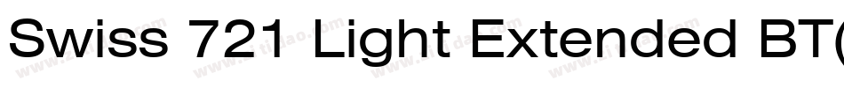 Swiss 721 Light Extended BT(1)字体转换